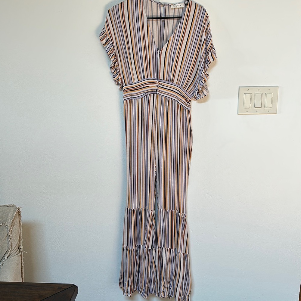 Striped Jumpsuit